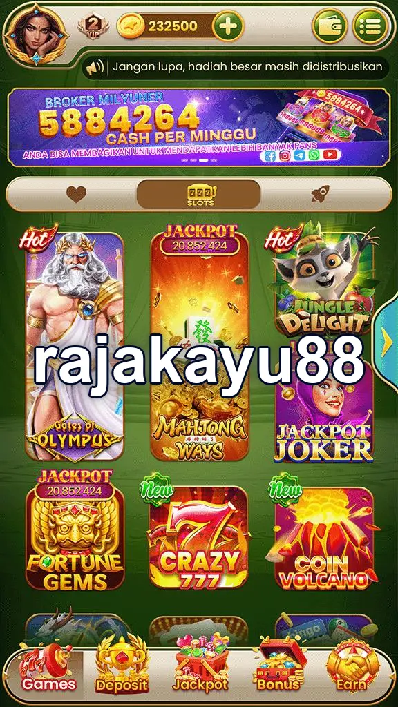 rajakayu88 Masuk